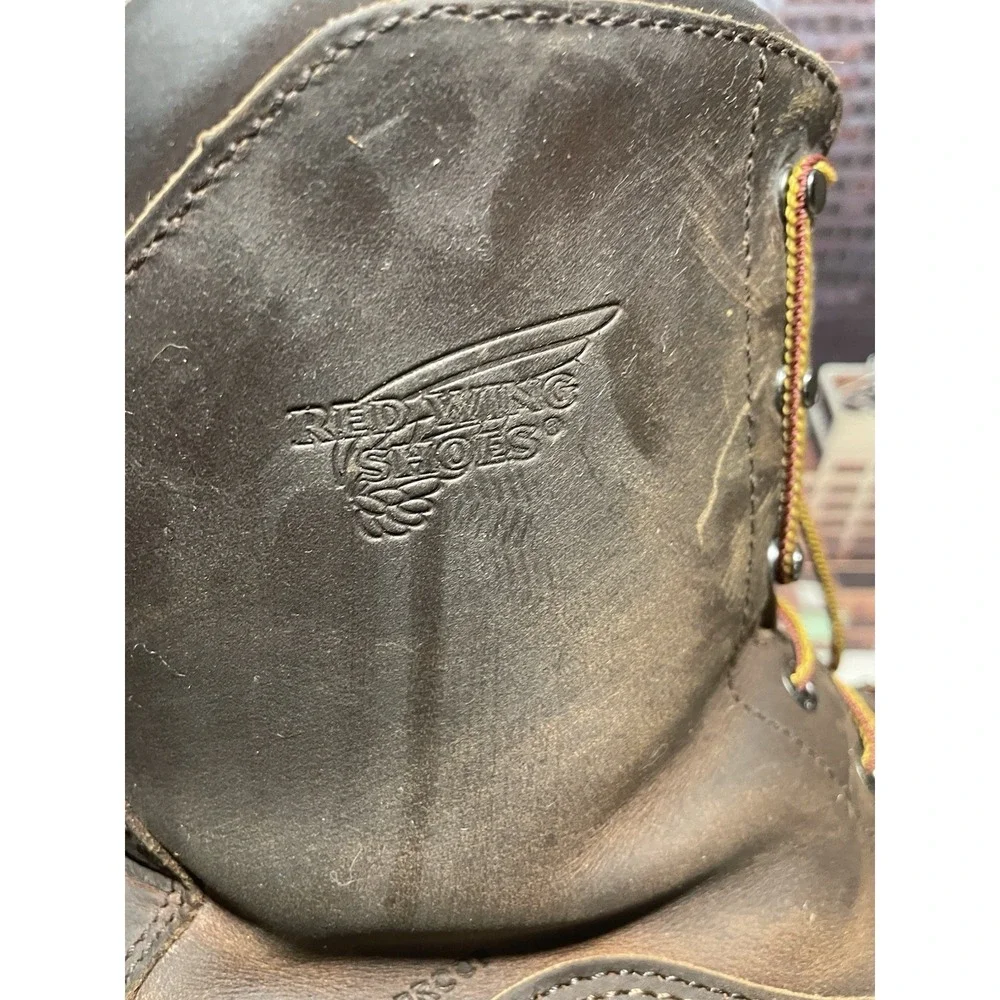 Red Wing 2442  Brown Steel Toe Work Boot Size US Size 11.5 E2 - Picture 11 of 14